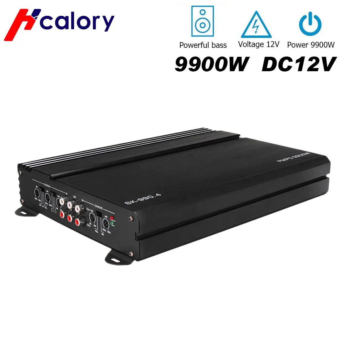 9900W Car Home Audio Amplificatore Di Potenza 4 Canali 12V Amplificatore Digitale Per Auto Amplificatore Audio Per Auto Per Auto Amplificatore Subwoof