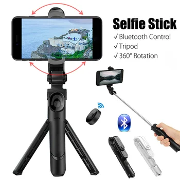 

Oppselve Wireless Bluetooth Selfie Stick Remote Control Tripod Handphone Live Photo Holder Tripod Camera Self-Timer Artifact Rod