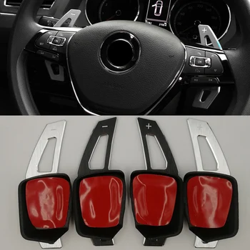 

For VW Volkswagen GOLF 7 Variant MK7 Golf7 Car Steering Wheel Shift Paddle Extension Decoration Sticker car styling Aluminum