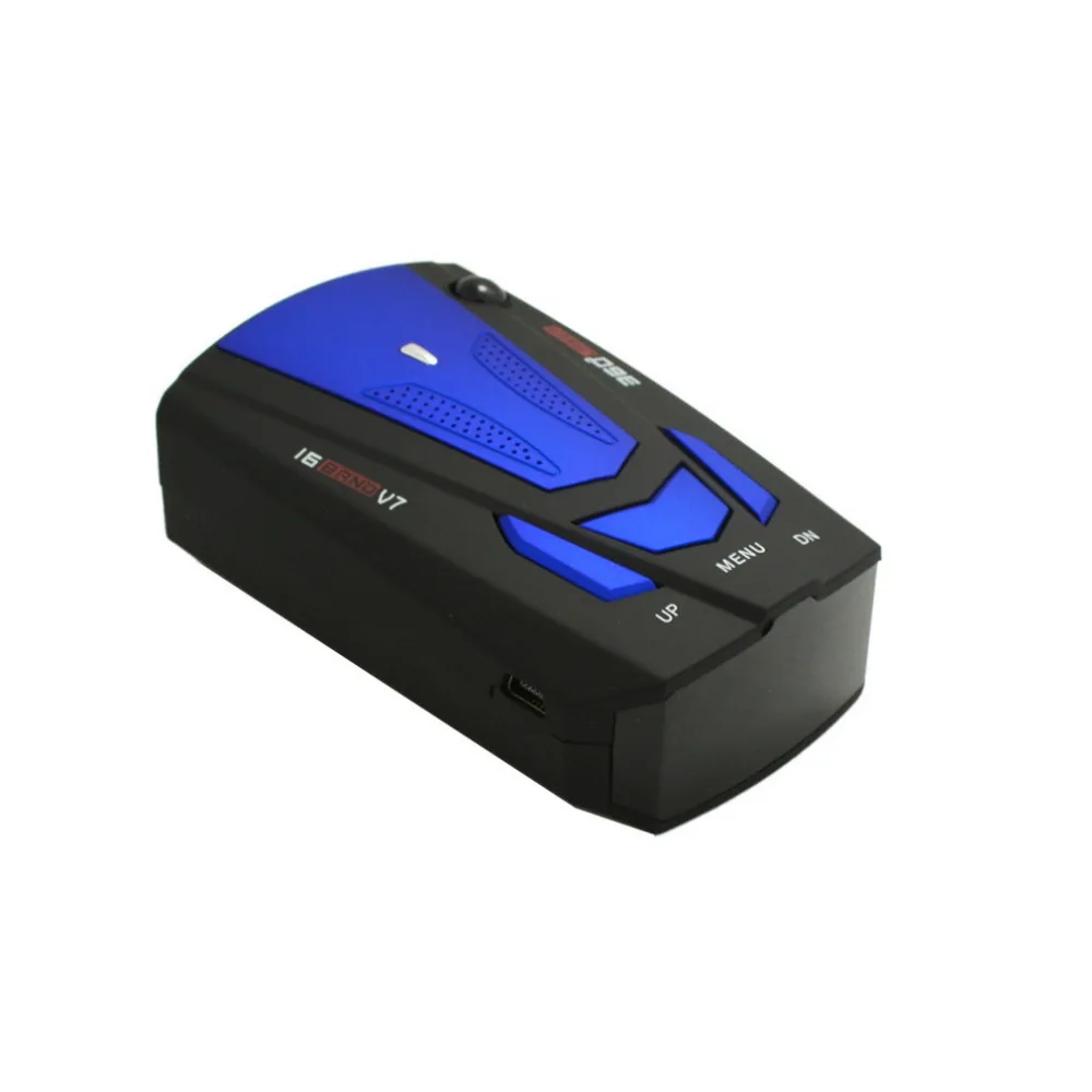 Practical 360 Degrees Car Radar Detector 16 Band Voice Alert Laser V7
