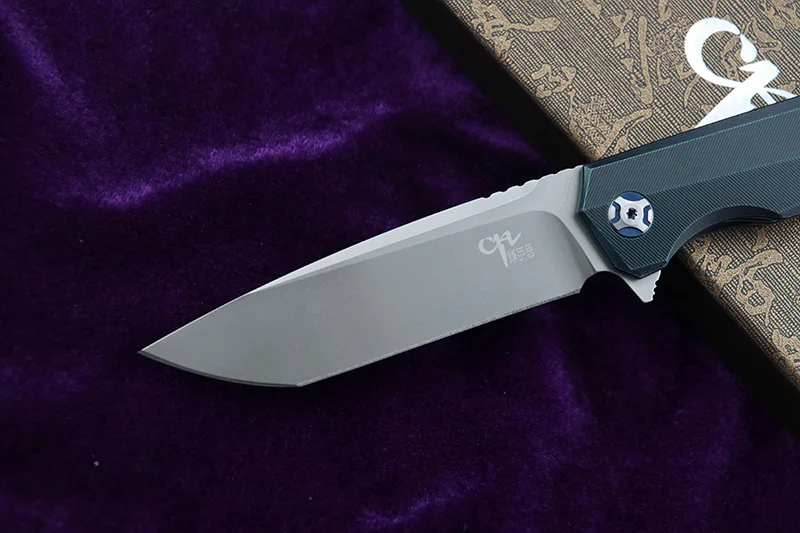 CH CH3507 Флиппер складной нож M390 лезвие шарикоподшипники TC4 титановая ручка походные охотничьи карманные Фруктовые Ножи EDC инструменты