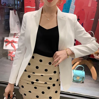 

Blazer Women 2020 Korean Style New Trendy Casual High Quality Long Sleeve Womens Blazers Elegant Females Harajuku Clothes Chic