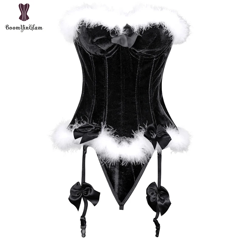 Women Lingerie Set Corset Christmas Christmas Corsets Bustiers