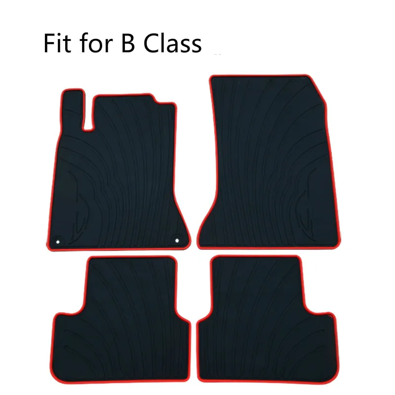 

CUSTOM Rubber Car Floor Mats for Mercedes Benz A B Class No Odor Waterproof Carpets