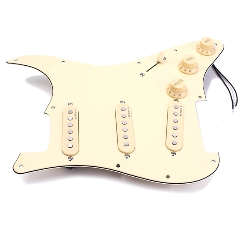 Prewired Pickguard Schrauben набор классических предварительно нагруженных SSS Alnico V пикапы в 60S