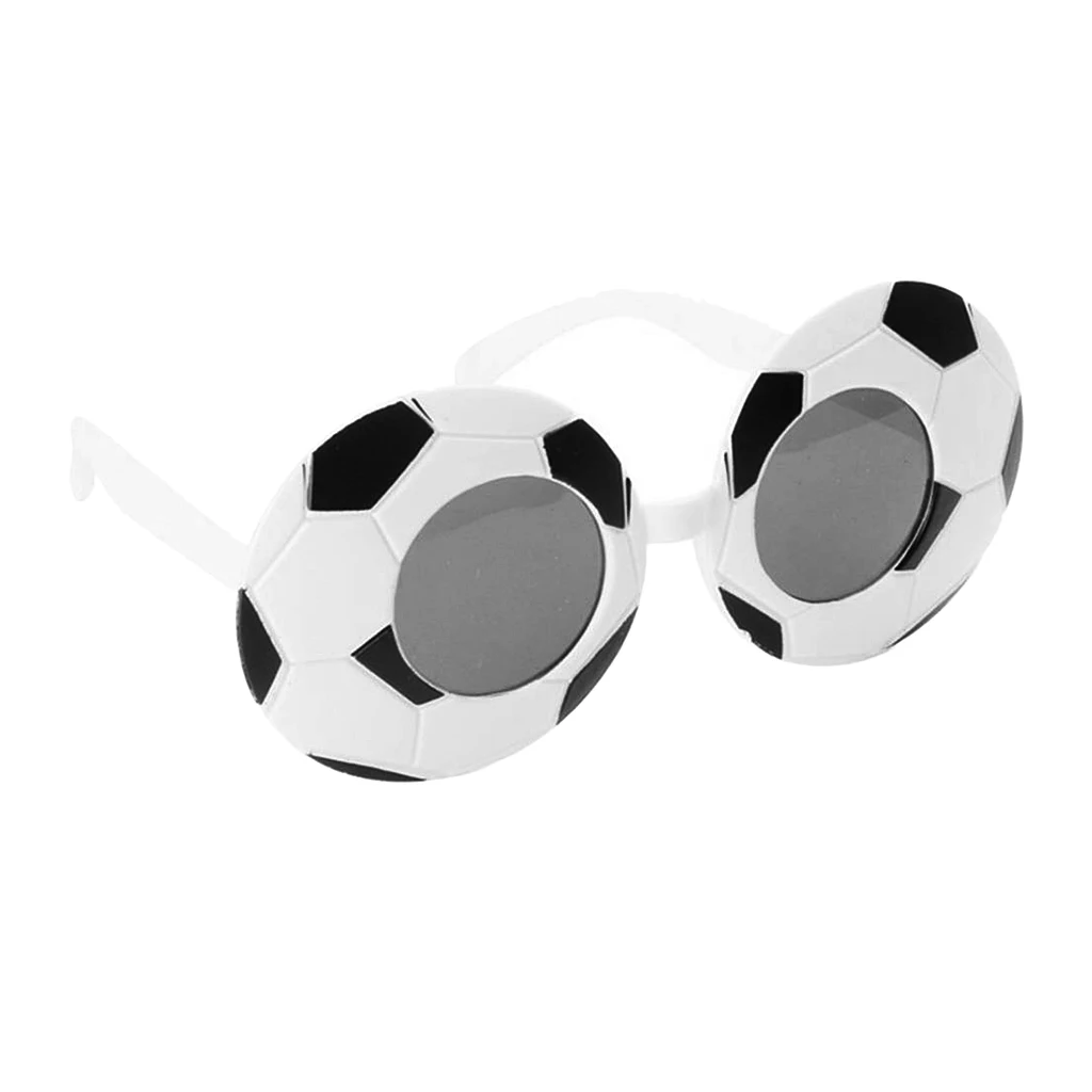 Fashion Fun Black White Football Sunglasses Eye Glasses Sports Fan Fancy Dress Birthday Party Costume Favors