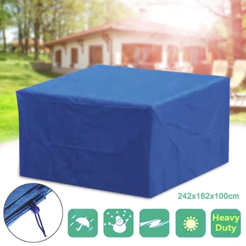 

1pc Waterproof Outdoor Garden Furniture Protective Cover for Wicker Sofa Set Table Lounge Patio Rain Snow Dustproof Cover