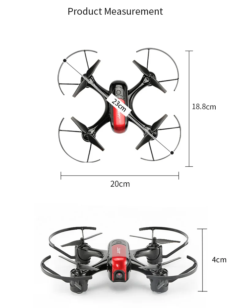 JJRC RC Дроны с регулируемой камерой 5,8G передача изображения H69 RC вертолеты аварийный стоп флип светодиодный беспроводной RC игрушки