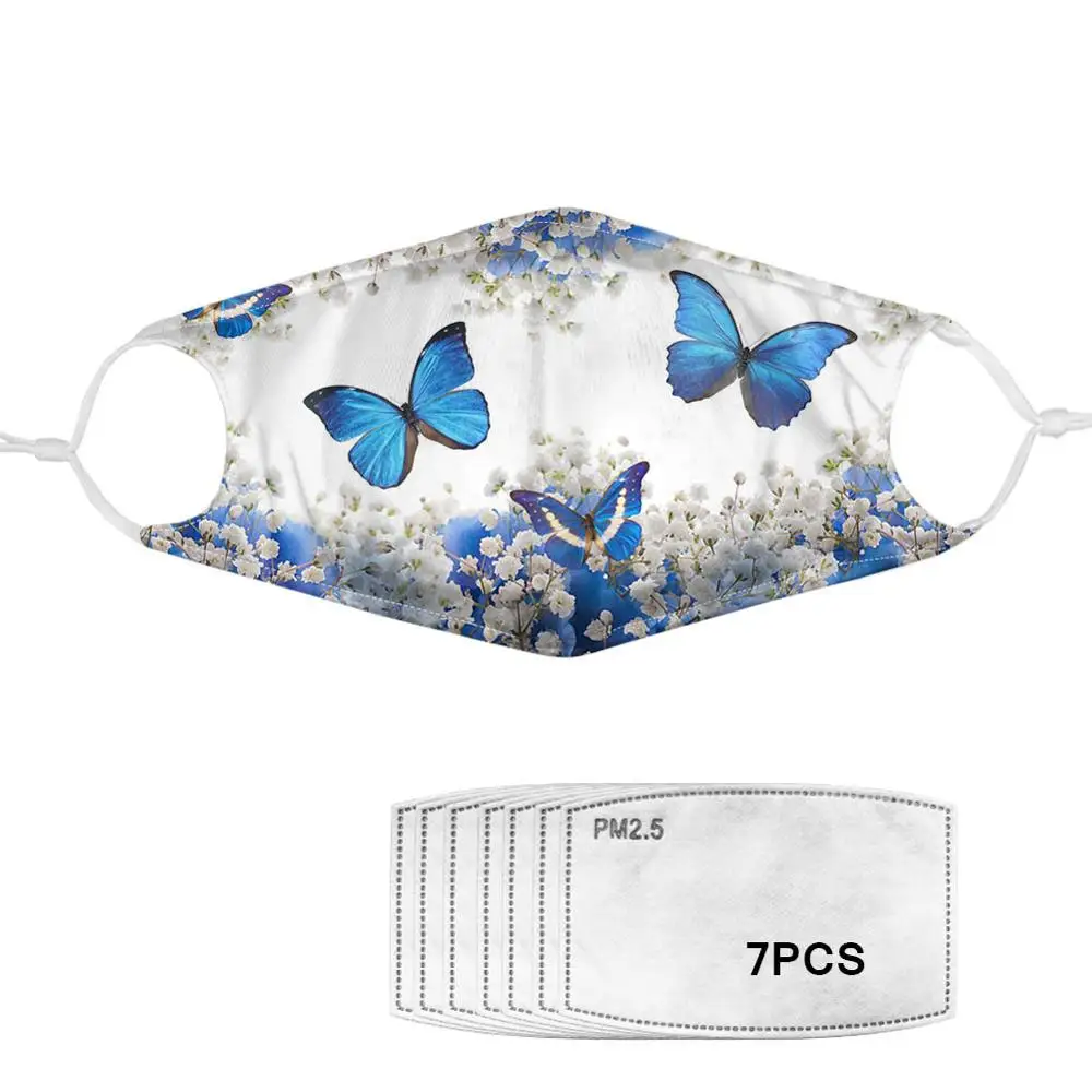 

Adult customizable masks with 7 filters, dustproof and antifog, reusable, washable masks, breathable masks