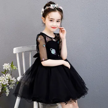 

Girls Princess Dress Korean-style Evening Gown 2020 New Style Little Girl Summer Wear Performance Western Style Gauze Tutu