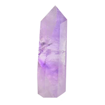 

Natural Rock Quartz Crystal Wand Point Healing Mineral Stone