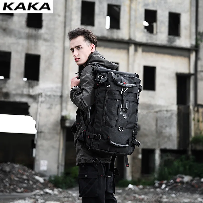 

New Style Backpack Oxford Cloth Backpack Men's Outdoor Backpack Large Capacity Luggage Bag Multi-functional Hiking Mountaineerin