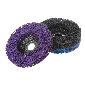 

100x16mm Cleaning Strip Wheel Grinding Disc For Paint Rust Grinder Remover Tools