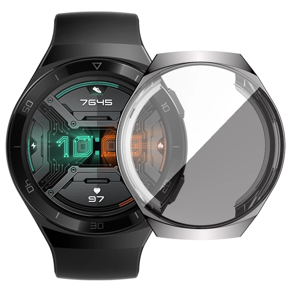 Чехол для Huawei watch gt 2e gt2e gt2 e чехол с покрытием из ТПУ защитный смарт часов