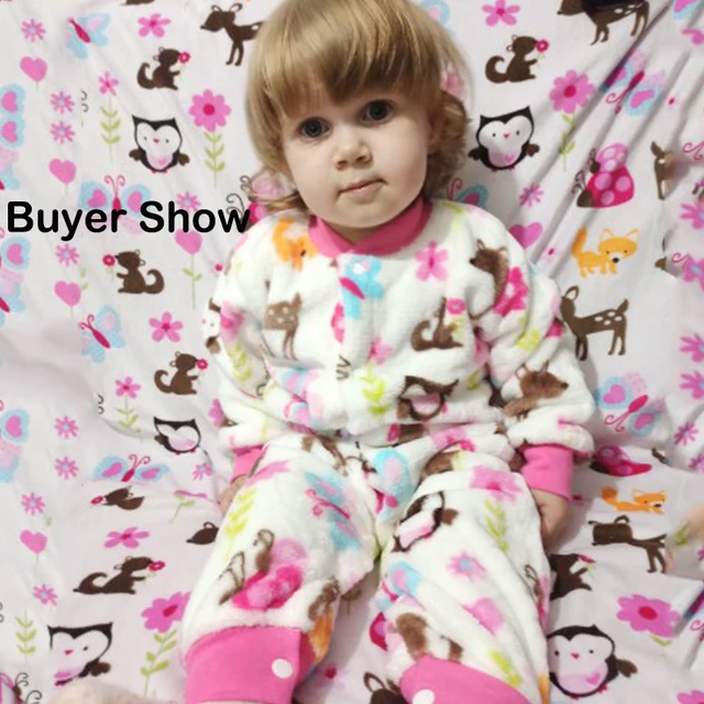Newborn Baby Spring Winter Clothes Infant Jacket for Girls Jumpsuit for Boys Soft Flannel  5