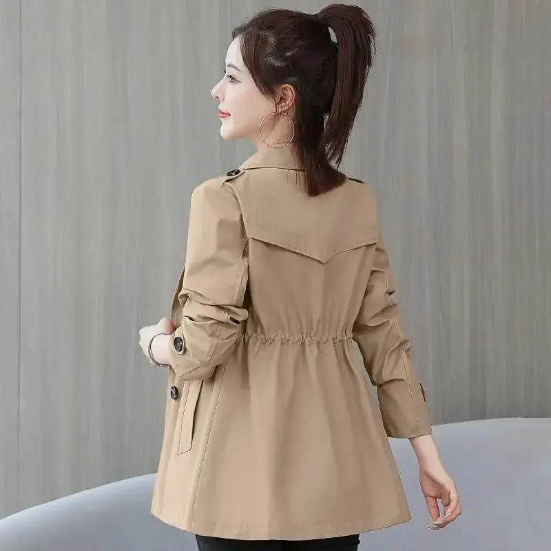 HI-FASHION 여성용 긴팔 얇은 코트, 캐주얼 바람막이, 2022 여성 재킷, 슬림 패션, 기본 코트, 아웃웨어, 가을