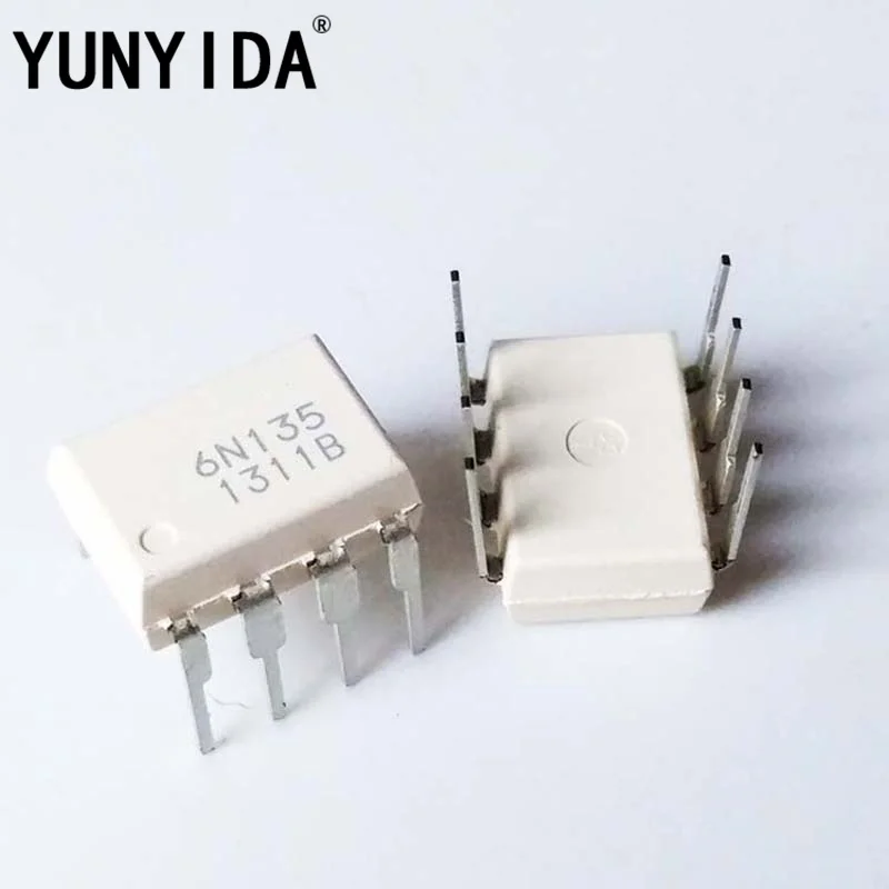 

5PCS 6N135 DIP8 Photoelectric coupler New and original