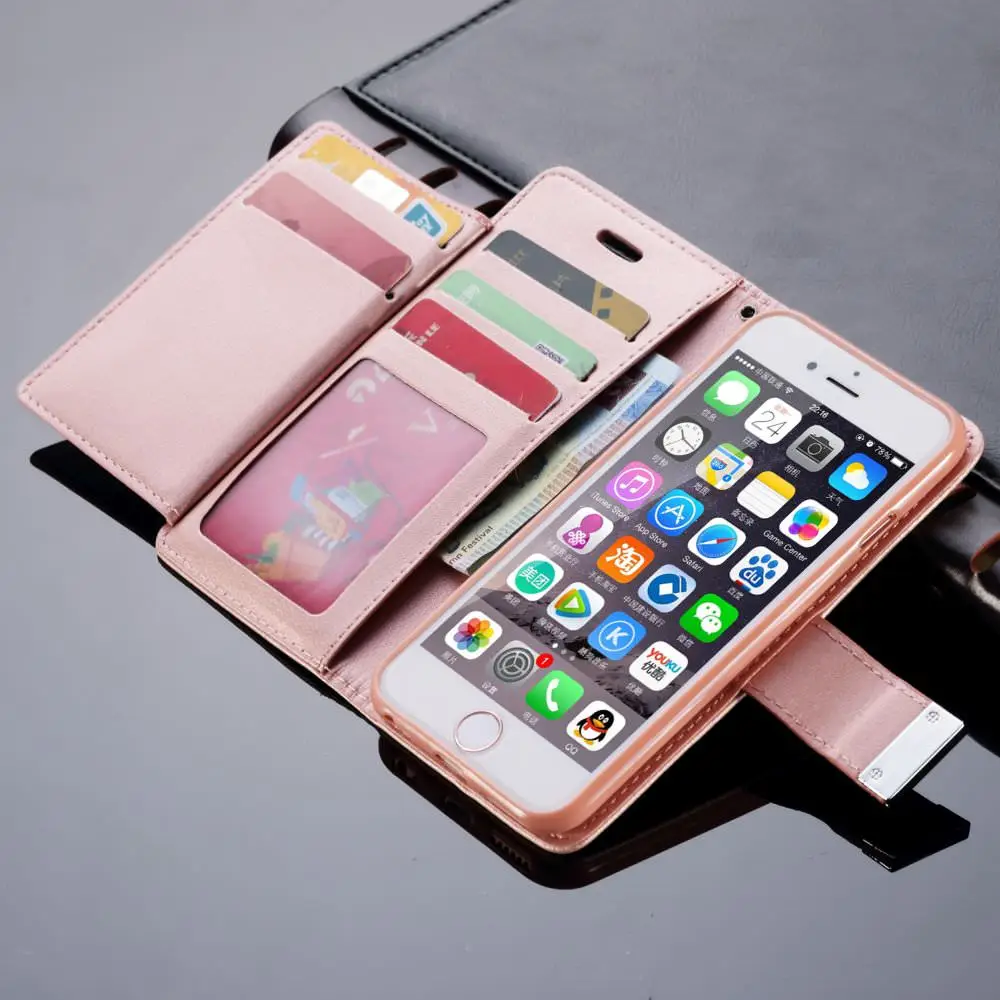 L-FADNUT для iPhone X Xr Xs Max, чехол 8, 7, 6 S, 6 Plus, 5, 5s, SE, чехол для бизнеса, винтажный элегантный флип-бумажник, держатель для карт, кожаный чехол