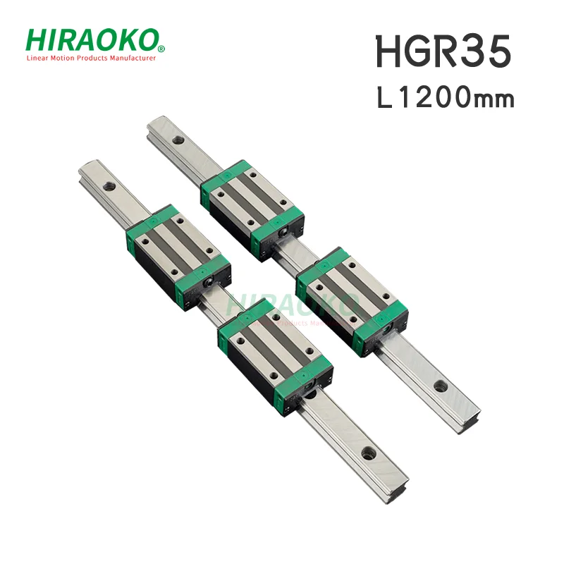 2 шт. HGR35 1200 мм линейный направляющий рельс 4 HGH35CA слайдер блок того же размера что