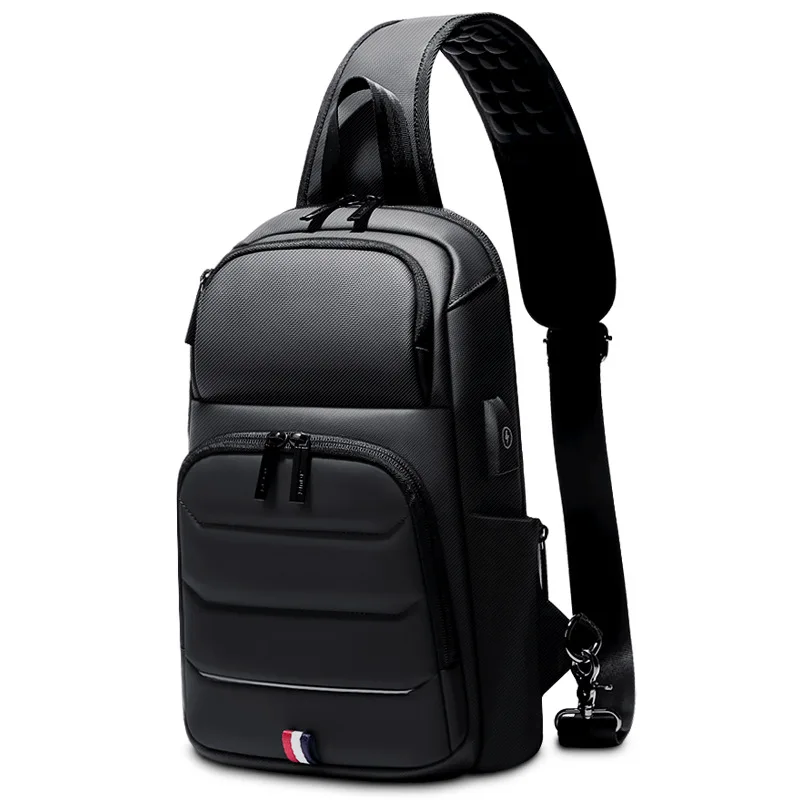 Crossten Crossbody Bags Multifunctional back Backpack USB Charging Messenger Sling Chest Bag Oxford Single Shoulder Strap Pack