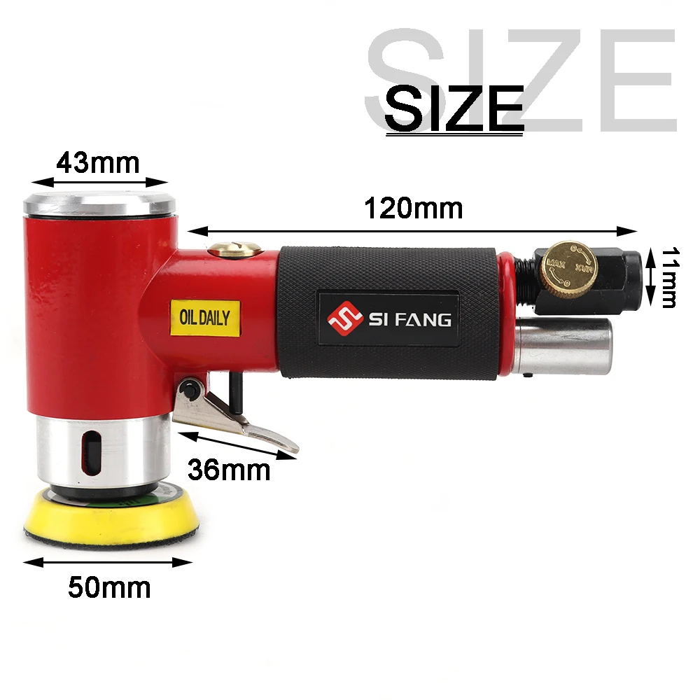 Levigatrice Pneumatica Angolare | 2-3 Pollici, 15000 Giri/min | Per Lucidatura Auto E Legno - Foto 3