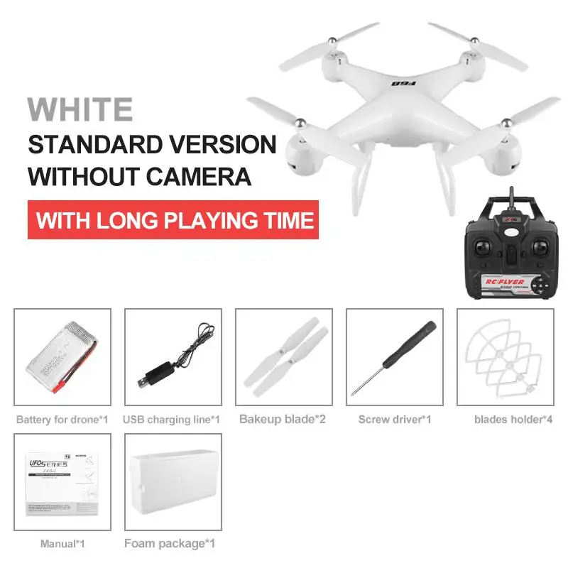 LeadingStar Дрон 4k Квадрокоптер с HD 1080P Wifi камера видео высоко стабильный Rc вертолет F68