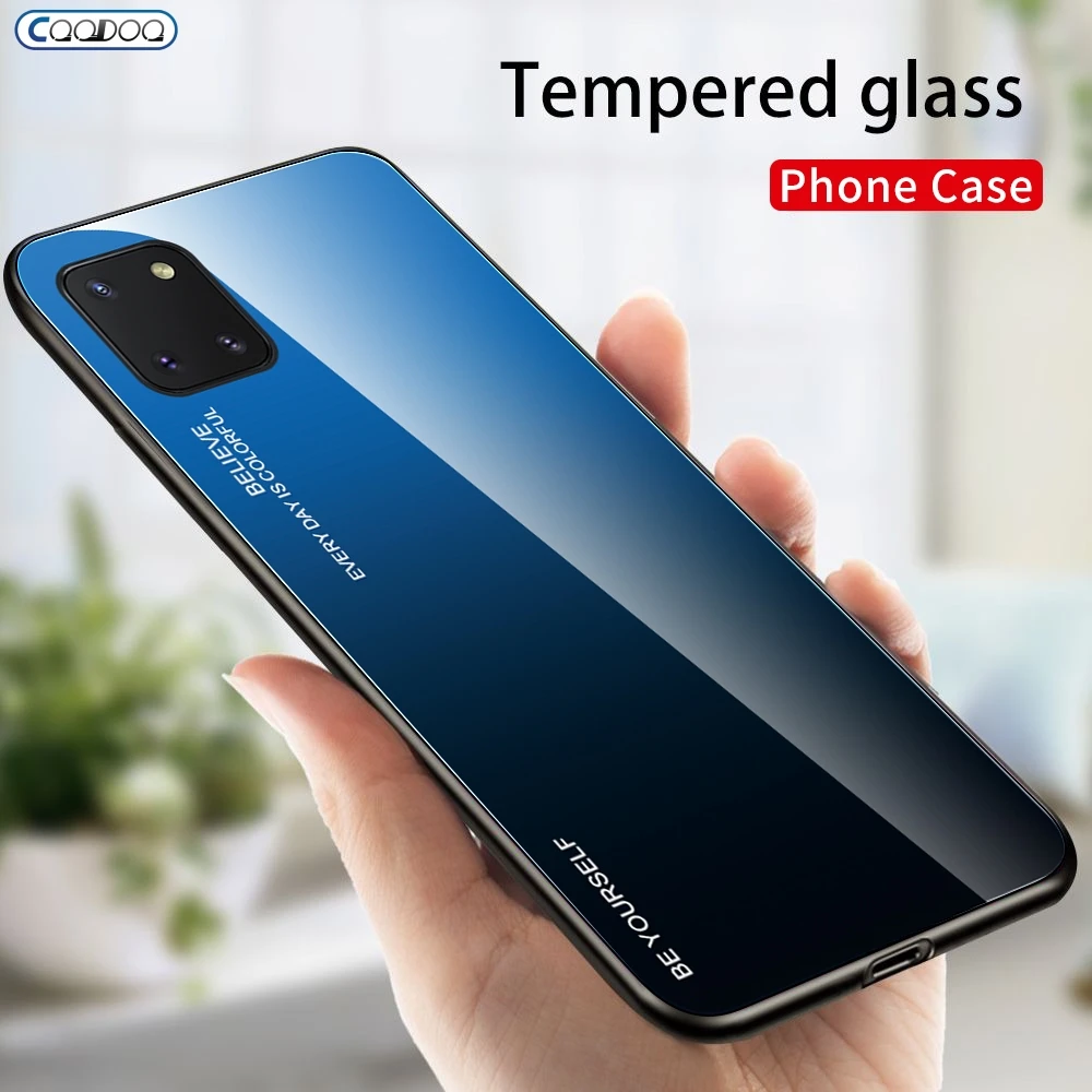 Tempered Glass Phone Case For Samsung Galaxy A51 A71 A30S A40 A50 A70 S20 Ultra S8 S9 S10 S10E Note 9 10 20 Plus Lite Cases | Мобильные