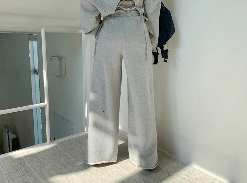 GALCAUR Drawstring, комплект из двух предметов для женщин, с открытыми плечами, асимметричный рукав, клеш, корейские женские комплекты,, осенняя мода, новинка