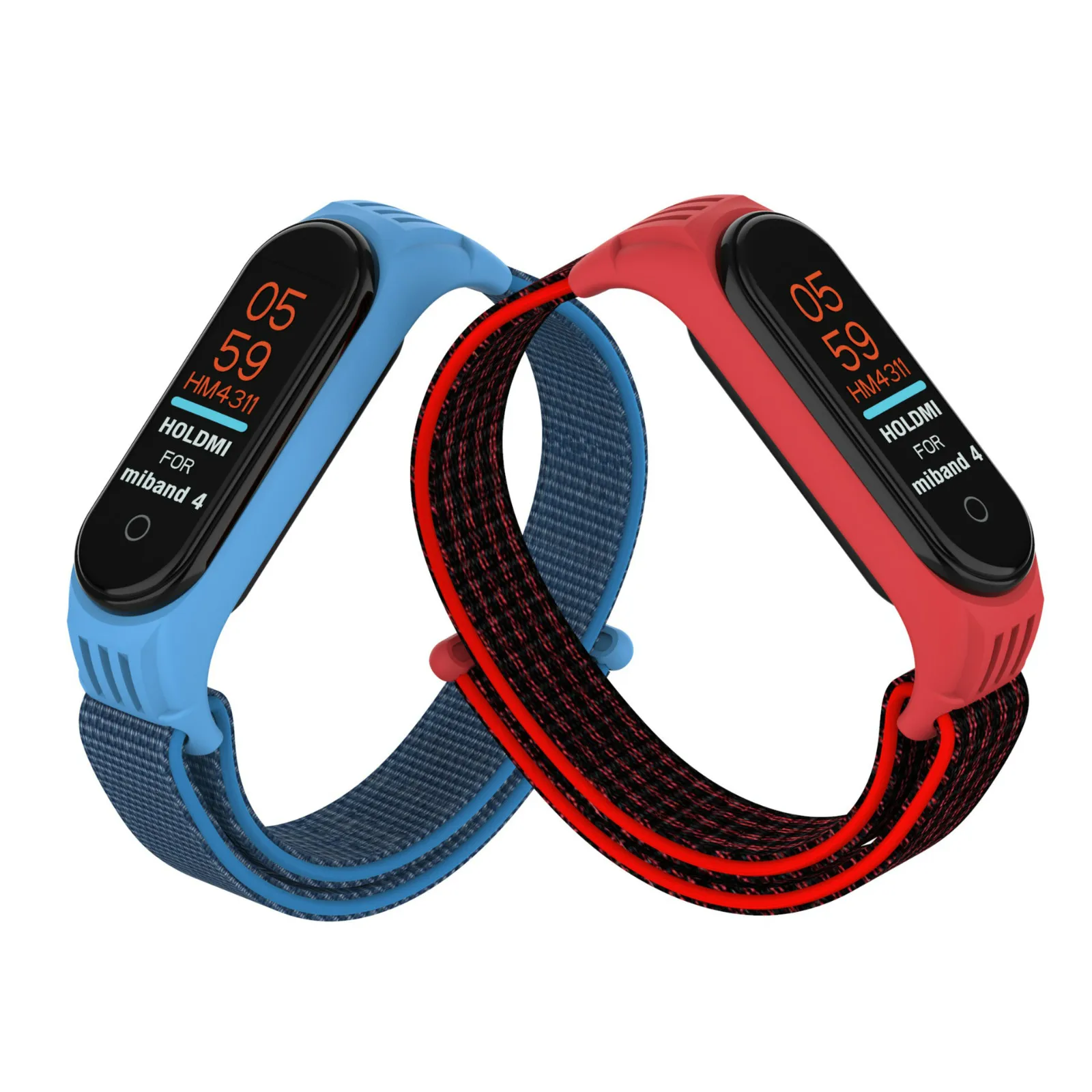 Сменный Браслет для Xiaomi Mi Band 4 3 нейлоновый ремешок на запястье спортивный браслет