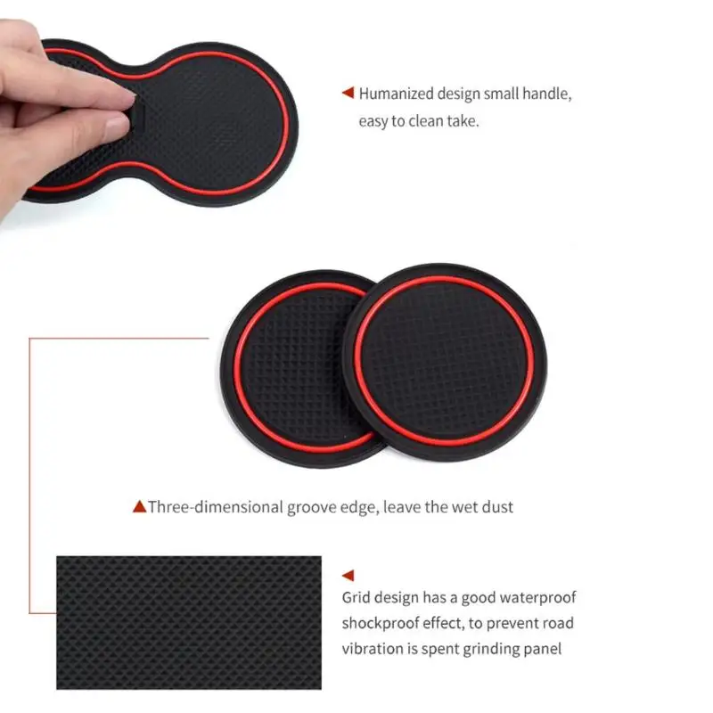 Non Slip Anti Dust Liners Excellent Craftsmanship Well Durability 11pcs/set Interior Door Console for Dodge Challenger