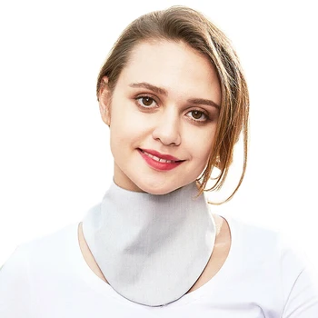 

Protective Collar Office Soft Scarf Breathable For Thyroid Double Layer Radiation Shield Home Neck Cover Phone Computer One Size