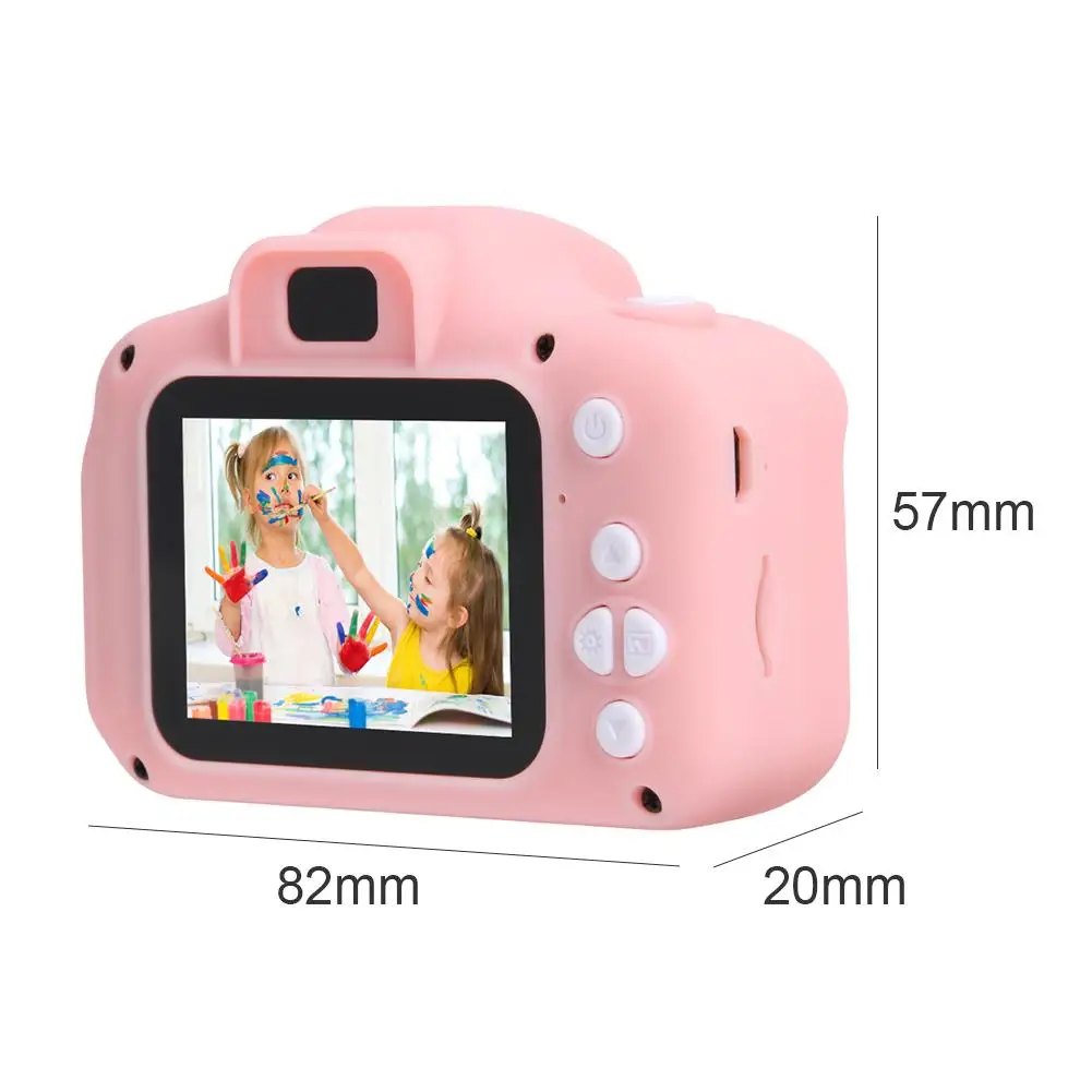  X2 Children Camera Mini HD 1080P Digital Photo Video Camera Intelligence 2-inch Color Display Suppo