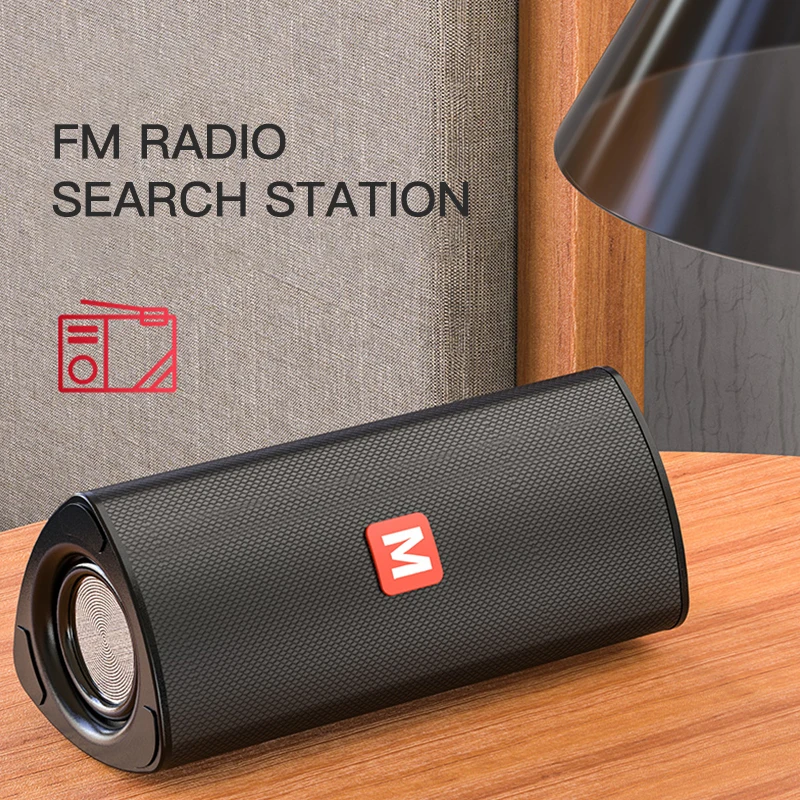 

Wireless Bluetooth Speaker Outdoor Portable Subwoofer AUX TF Card USB Pendriver FM Speakers Home Hand-free Rechargeable