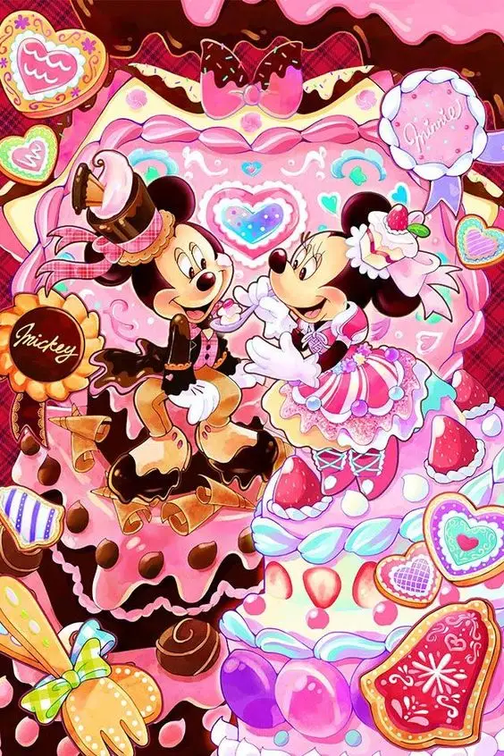 Diy 5d Diamond Painting Disney Cartoon Mickey Mouse Minnie Square Diamond Cross Stitch Kit Rhinestone Embroidery Mosaic Aliexpress