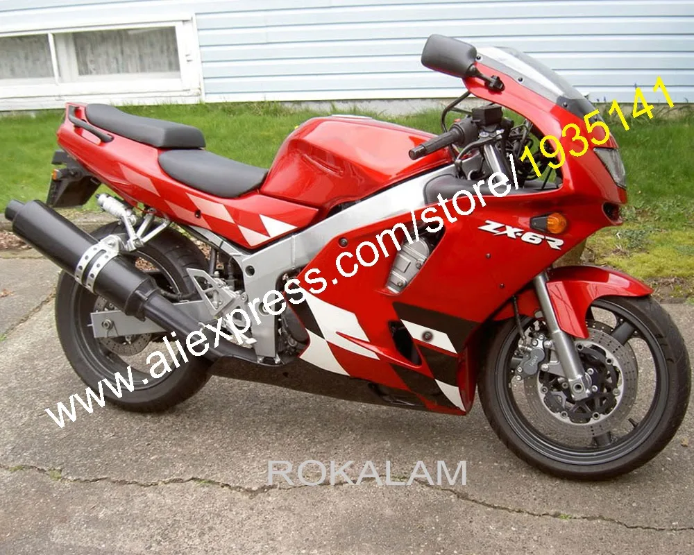 Для Kawasaki NINJA ZX-6R 636 ZX636 детали 94 95 96 97 ZX6R ZX 6R 1994 1995 1996 красный мотоциклетный