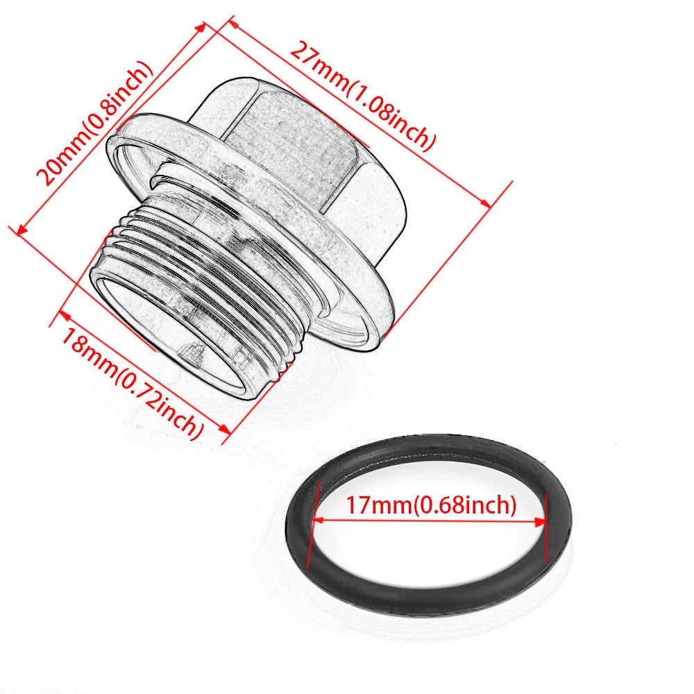 Поплавок чаша дренажный болт штекер w/уплотнительное кольцо для Kawasaki для Honda CRF150R для Yamaha KX250F для Suzuki RMZ250 Keihin FCR MX Carb