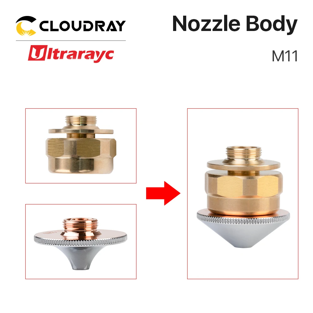 Ultrarayc Precitec регулятор сопла M11 анти-столкновения разъем для разбрызгивателя для волоконно-лазерной режущей головки