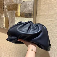 Новинка, высокое качество, натуральная кожа, сумка на цепочке, роскошные женские сумки-мессенджеры для дам, Винтажный Классический бренд, облака, handbas