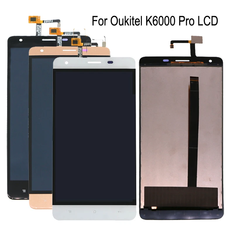 

5.5-inch 100% test For Oukitel K6000 Pro LCD display and touch screen digitizer replacement For k6000 pro Repair kit +Free Tools