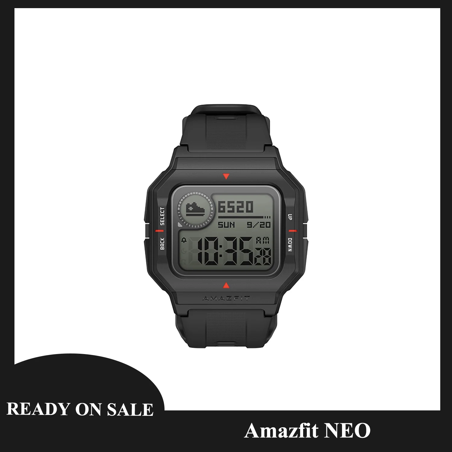 Original Amazfit NEO Smart Watch 3 Sports Modes 28-day Battery Life 5ATM Heart Rate Monitoring Tracking Man For IOS Phone | Электроника