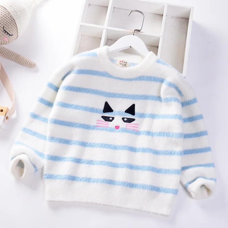 

velvet thermal teen girls sweaters size 7 - 14 big kids knitted wear children's clothing pullover