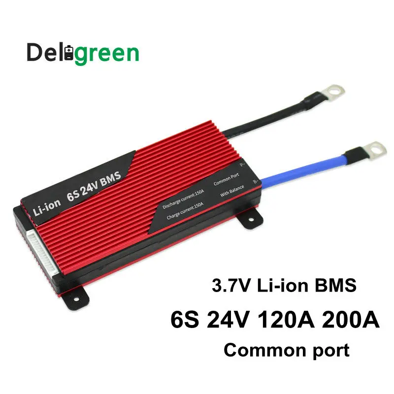 6S 120A 150A 200A 250A 24В PCM/PCB/BMS для 3 7 в LiNCM батарейного блока 18650 литий ионная батарея Deligreen