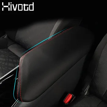 

Armrest box cover For Toyota CHR C-HR CH R 2019 2018 car accessories Interior central hand-held box cover protection cushion mat