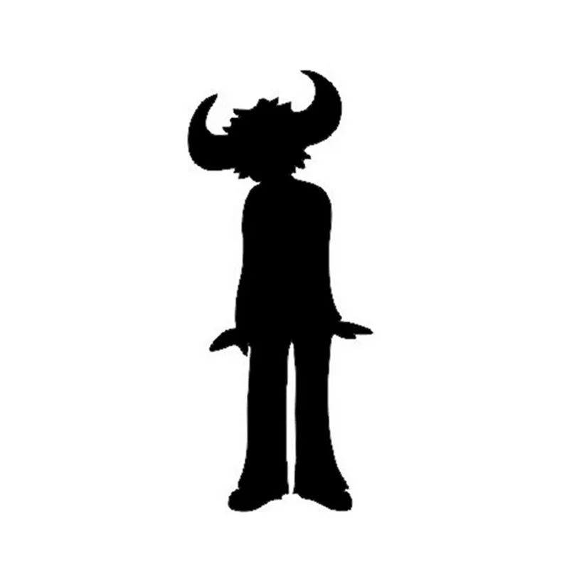 

Hot Sale Car Sticker Accessories Funny Space Cow Boy Logo Decal Car Styling Vinyl PVC 17cm X 7cm