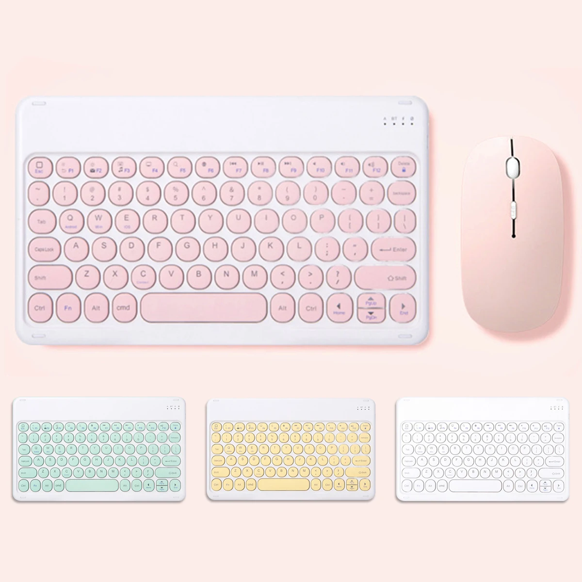 Anmone Bluetooth Keyboard And Mouse For Samsung Galaxy Tab S7 A6 Tablet