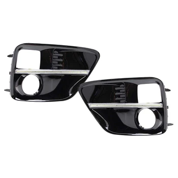 

Car LED DRL Daytime Running Light with Turn Signal Fog Light for Subaru WRX 2015 2016 2017