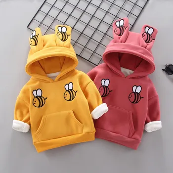 

New Spring Autumn Baby Boy Girl Clothes Cotton Hooded Sweatshirt Children's Kids Casual Sportswear Infant Leisure Sport Clothing