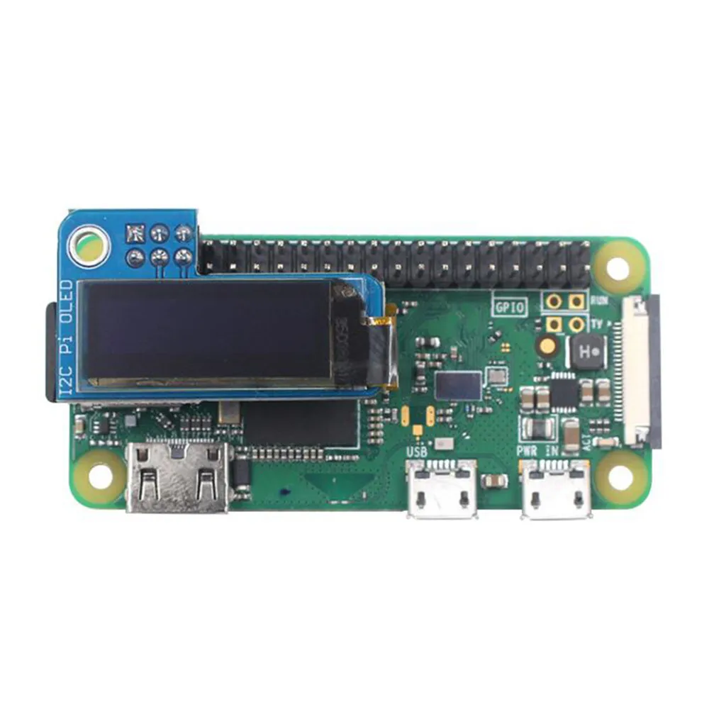 

OLED Screen Module Display Screen 128x32 0.91/0.96 Inch for Raspberry Pi 4B/3B+/3B/2B/Zero WH