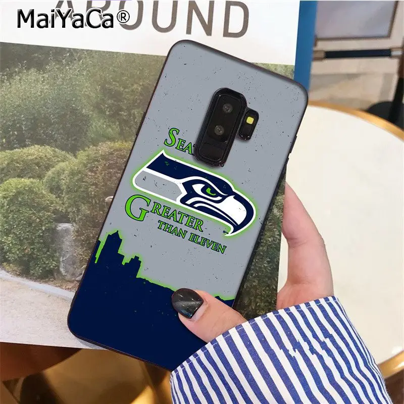 MaiYaCa Seattle Seahawks ТПУ Мягкий силиконовый чехол для телефона чехол для samsung S9 S9 плюс S5 S6 S6edge S6plus S7 S7edge S8 S8plus