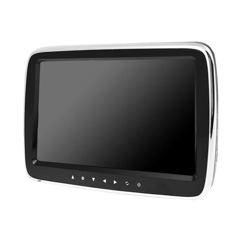 Автомобильный Hi-Fi стерео подголовник монитор Поддержка пульт дистанционного управления USB SD DVD видео MP5 плеер цифровой 9 дюймов HD lcd контактный экран Dis